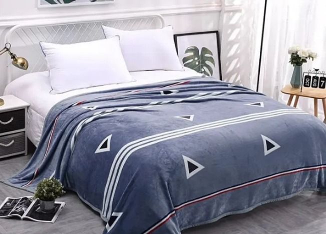 Printed Fleece Throw Blanket for Bed or Sofa Soft Plush Blanket Super Cozy Furniture Home Living Bedding Towels on Carousell