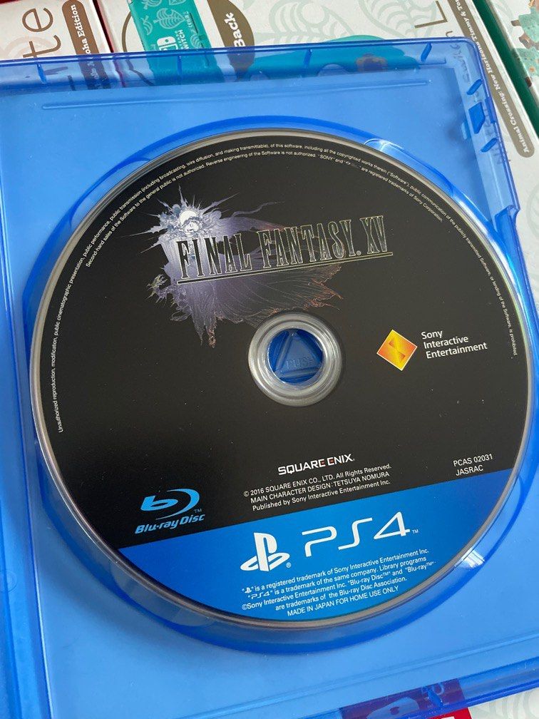 PS4 Game final fantasy XV in empty game case Video Gaming Video
