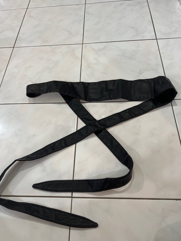 Self tie deals belt