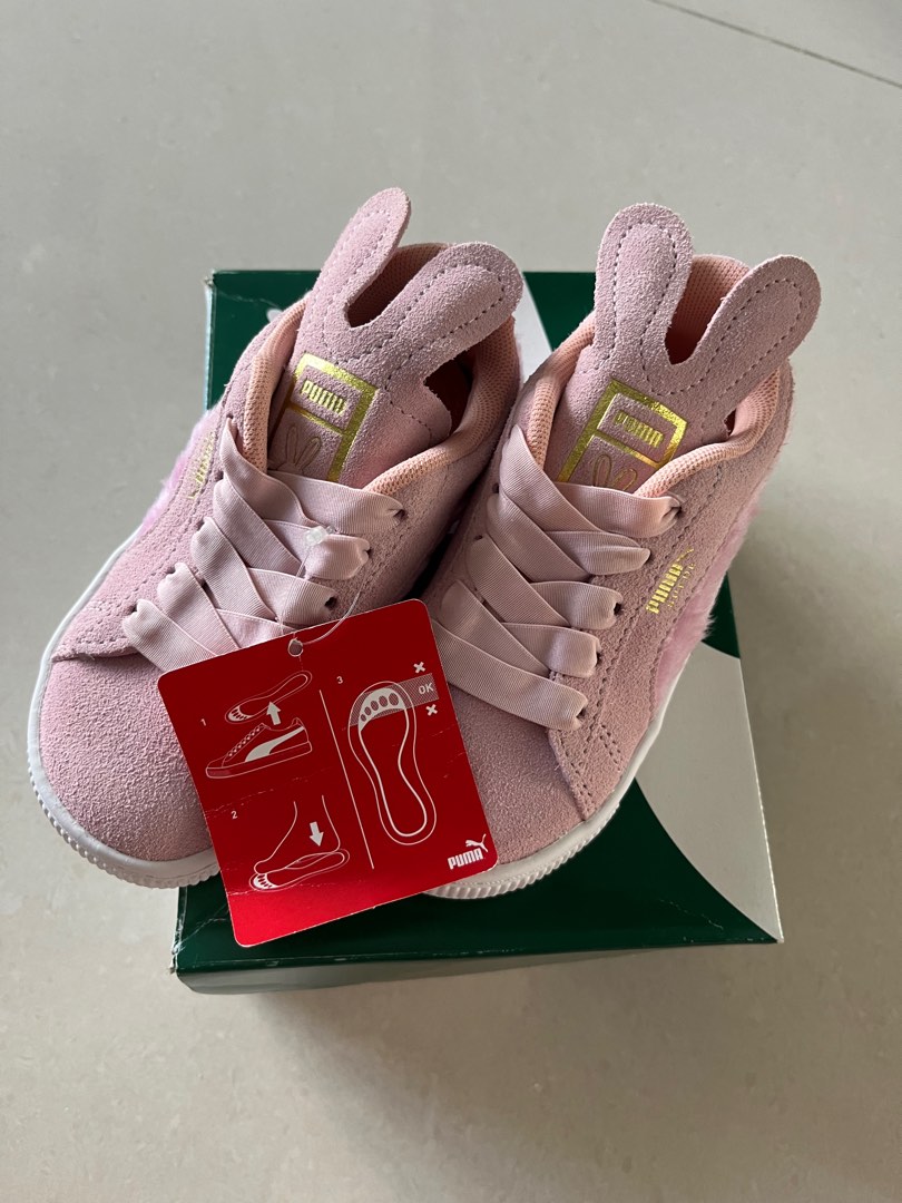 Puma pink suede sneakers outlet