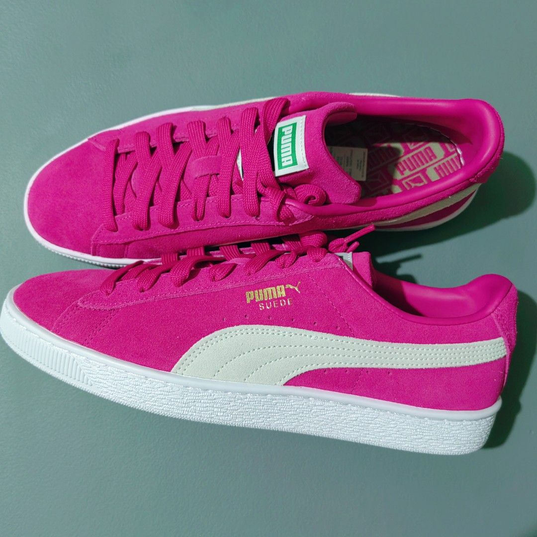 PUMA SUEDE XXI CLASSIC PINKTASTIC WHITE AUTHENTIC ORIGINAL