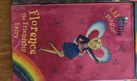 Rainbow Magic Books (Category: Children's Books) located in Quezon City. Submitted by fesionguru (Listing ID 1256458845, Image 2). Description: PHP 50 EACH book. Crossed out in picture = not available anymore Preloved, some stains on the side but no folds Saskia the Salsa Fairy Georgia the Guinea Pig Fairy Rebecca the Rock n Roll Fairy Pearl the Cloud Fairy Sabrina the Sweet Dreams Fairy Crystal the Snow Fairy Tasha the Tap Dance Fairy Amy the Am