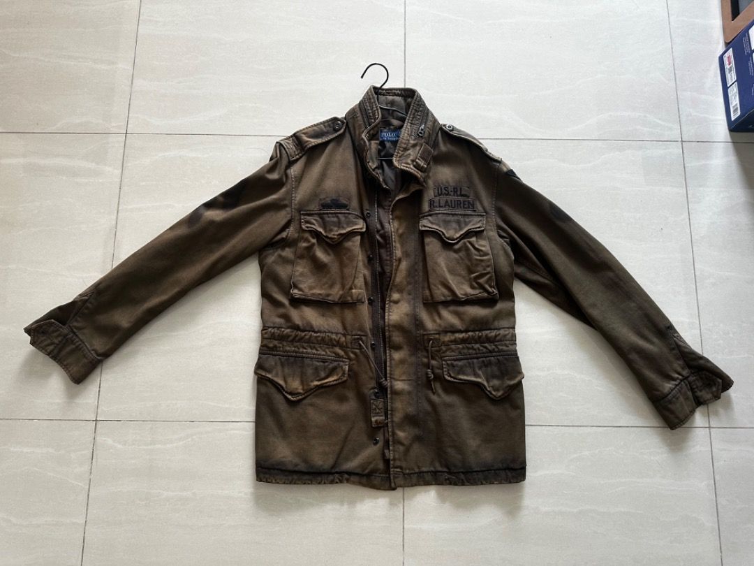 Ralph Lauren army jacket Luxury Apparel on Carousell