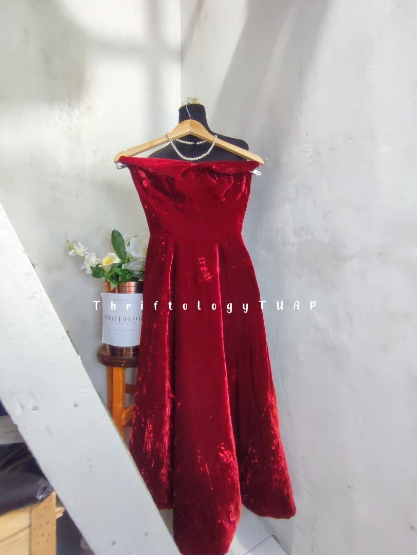 Red Velvet Dress main image 0