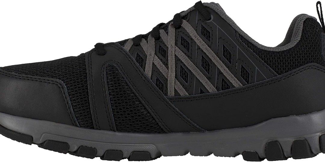 REEBOK MEN S RB4016 SUBLITE WORK Athletic Work Shoe Black with