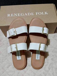 RENEGADE FOLK STAY (SOFT INSOLES) SANDALS IN CREME