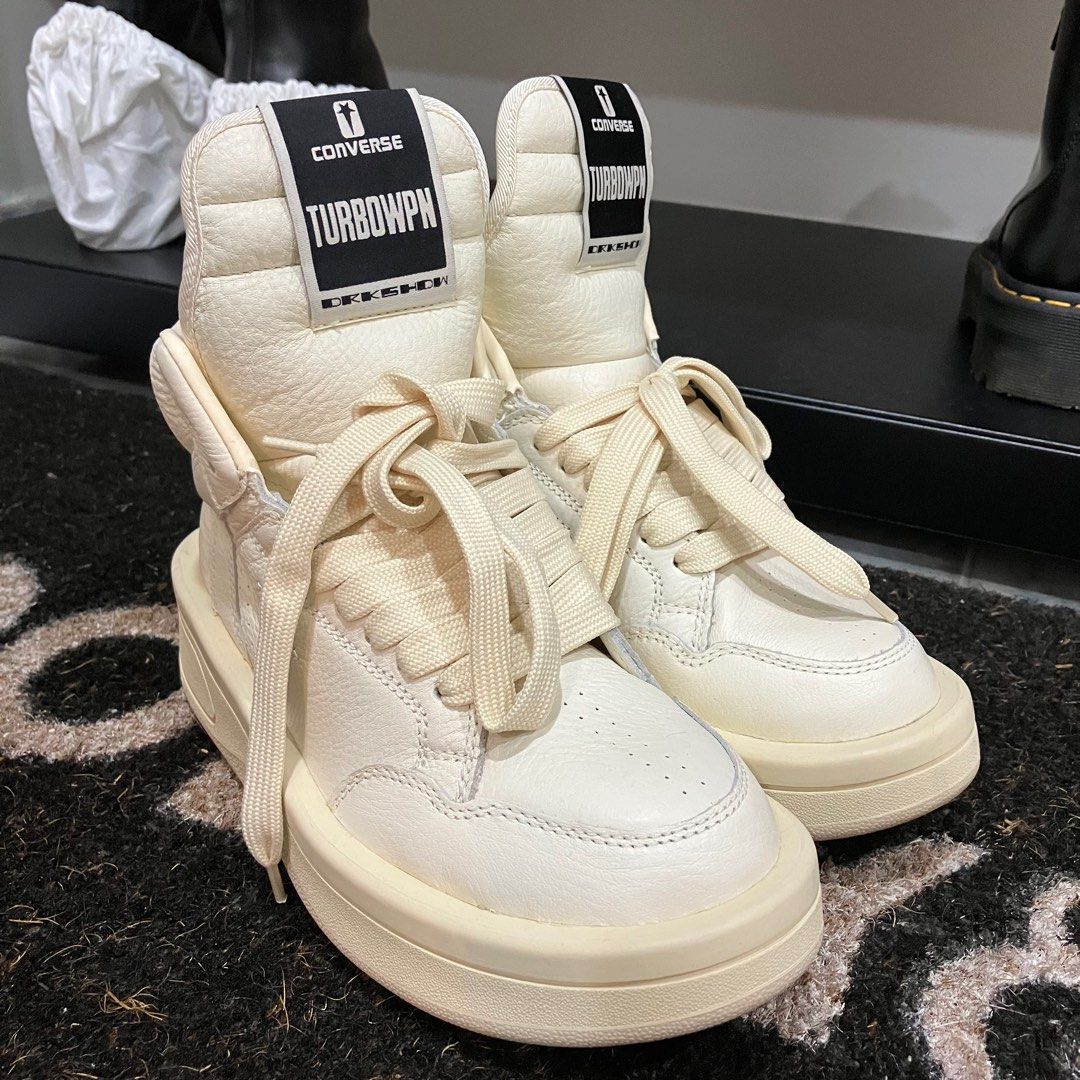 Rick Owens x Converse TURBOWPN Sneakers Womens US 6.5 Mens US 5 Women s Fashion Footwear Sneakers on Carousell