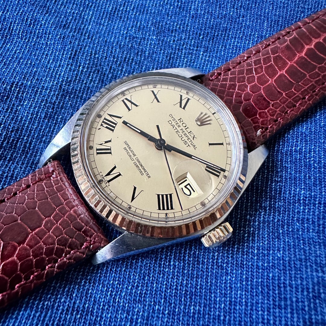 Rolex buckley dial for sale store