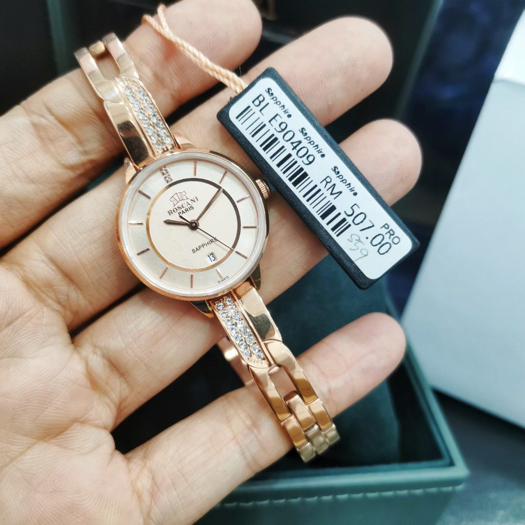 Roscani watch rose gold best sale