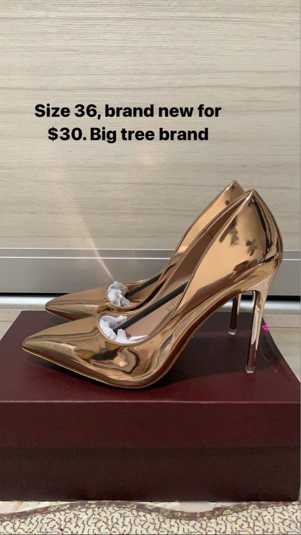 Rose gold cheap heels size 12