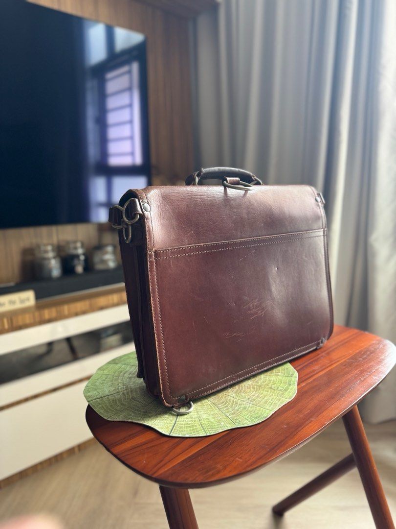 Thirteener thin leather 2025 briefcase