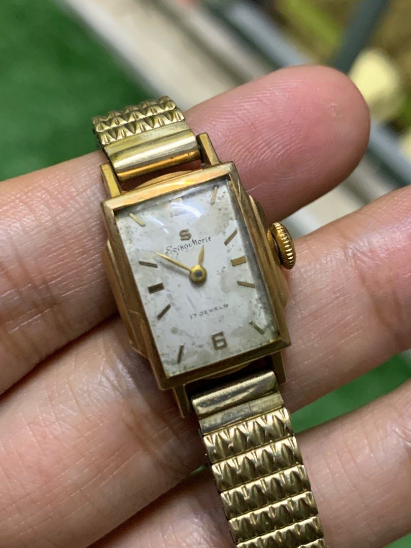 Vintage Seiko Merit 5139 14K Gold Filled Women s Fashion Watches