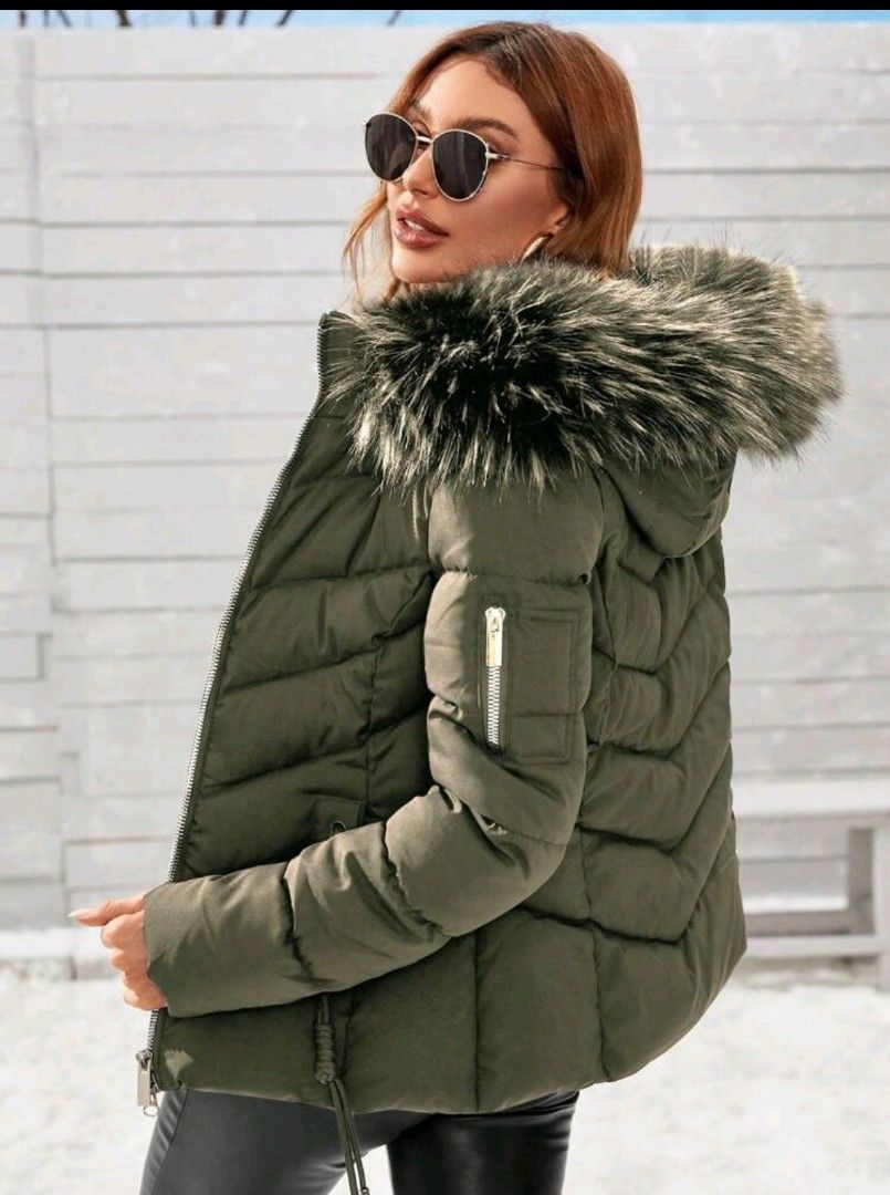 Parka Womens Coats Shein Parka Shein Womens Coats Padded Coats Zip