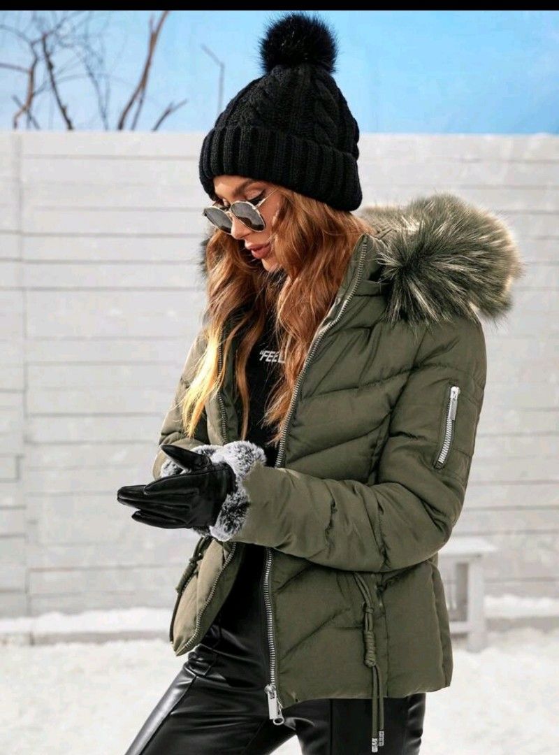SHEIN Puffer Jacket Women s Fashion Coats Jackets and Outerwear on Carousell