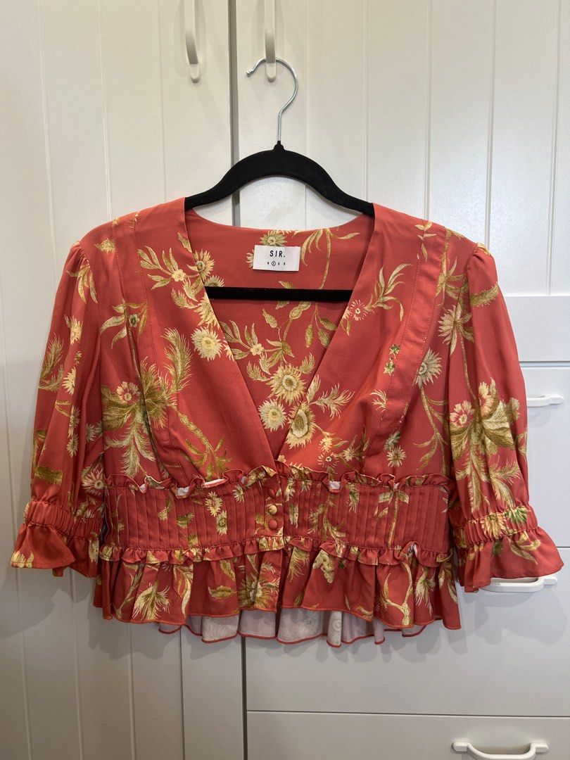 Sir the Label Top (Category: Blouses) located in Manila. Submitted by cheemishops (Listing ID 1271473442, Image 2). Description: Purchased for 200+ aud Sir the label size 1 For pre-order From Australia. Will be shipped on January 9 if you purchase. .