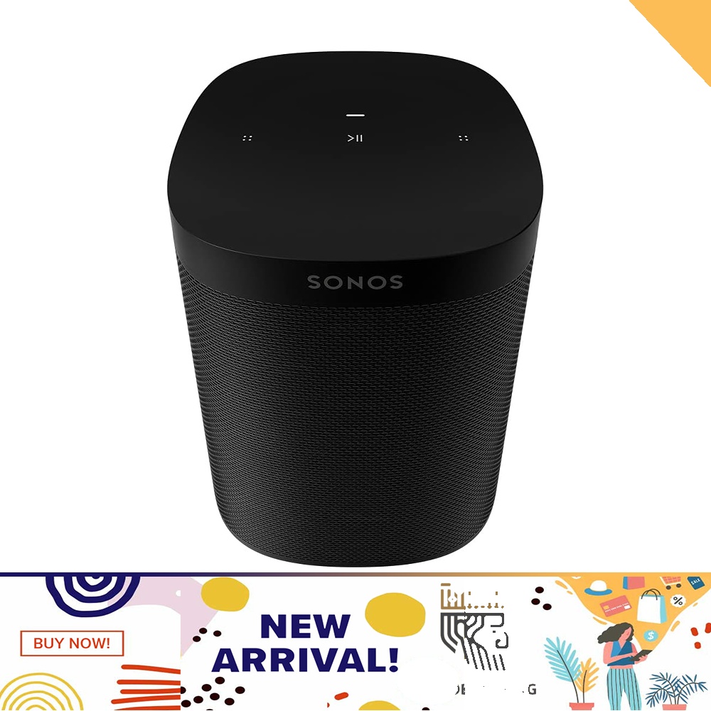 Sonos One SL Microphone Free Smart Wireless Bookshelf Speaker