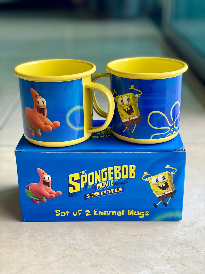 SpongeBob Mugs, Furniture & Home Living, Kitchenware & Tableware