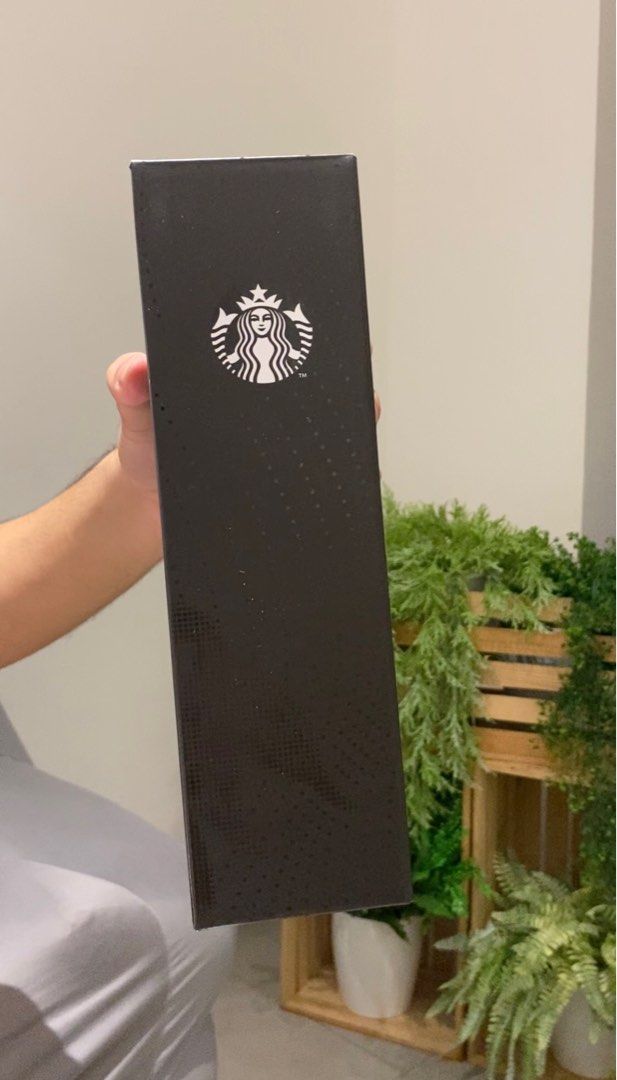 Starbucks Ebony tumbler 2024, Furniture & Home Living, Kitchenware