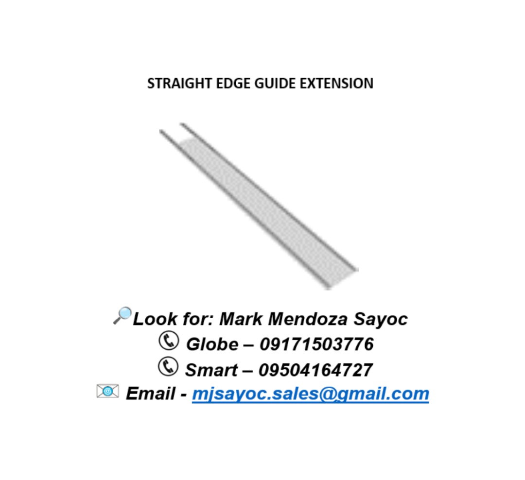 STRAIGHT EDGE GUIDE EXTENSION, Commercial & Industrial, Construction ...