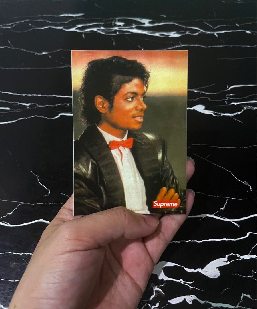 Supreme michael jackson sticker on sale
