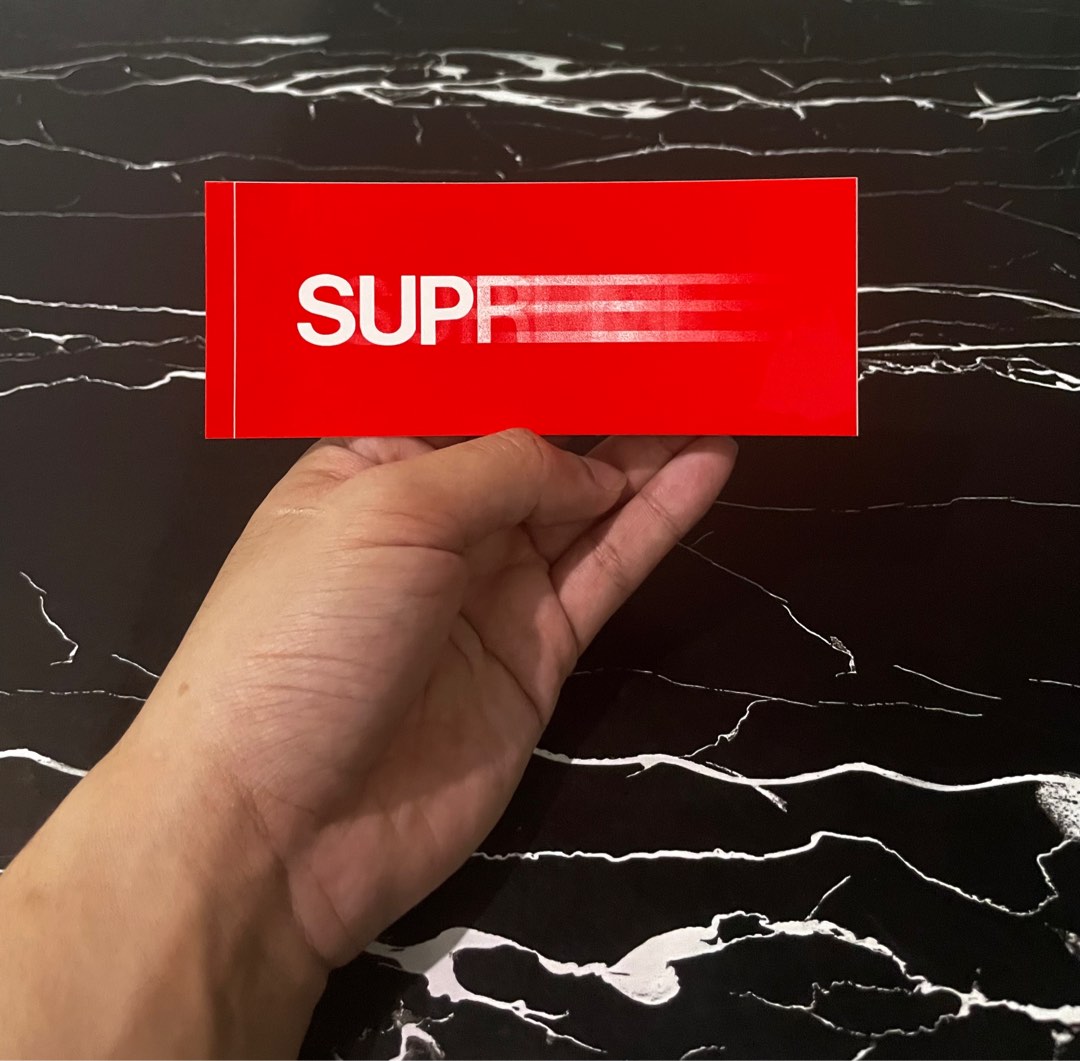 Supreme motion best sale sticker
