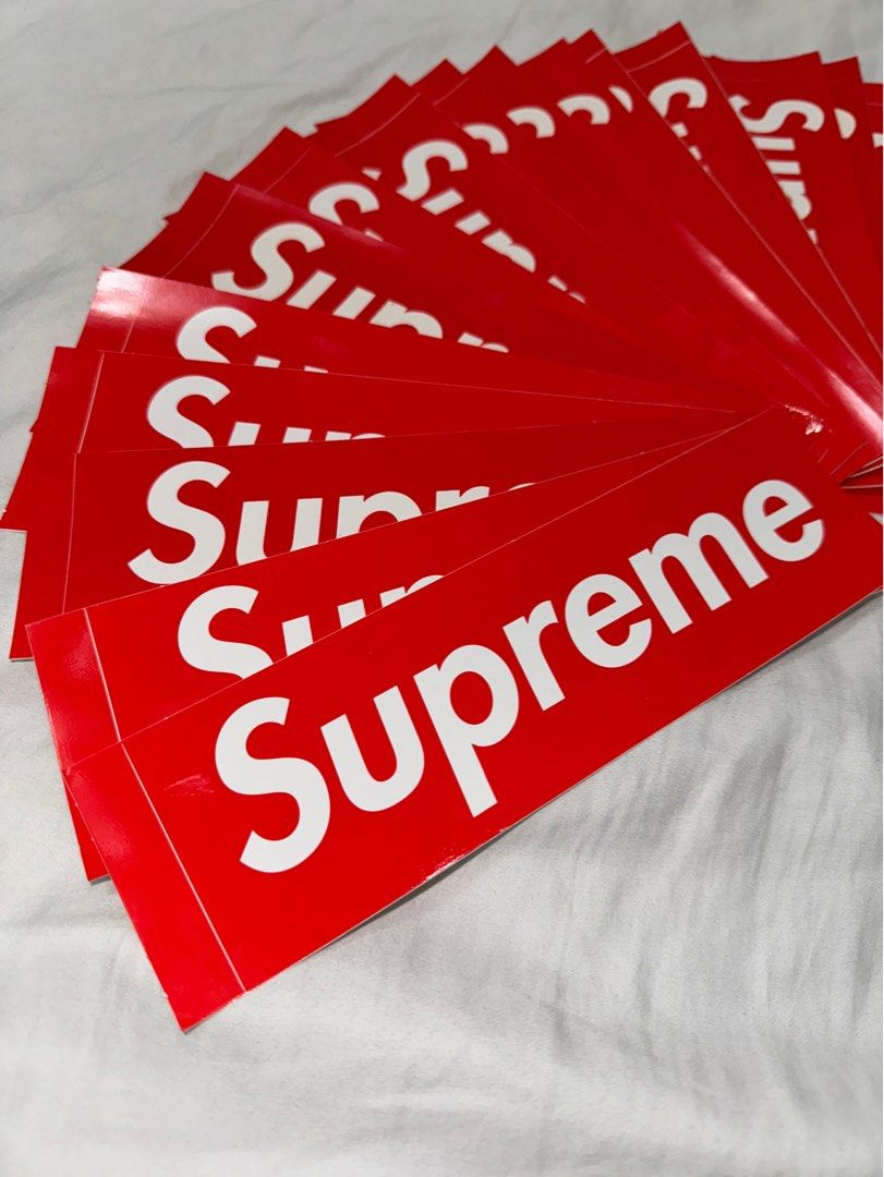 SUPREME Original Stickers Luxury Accessories on Carousell