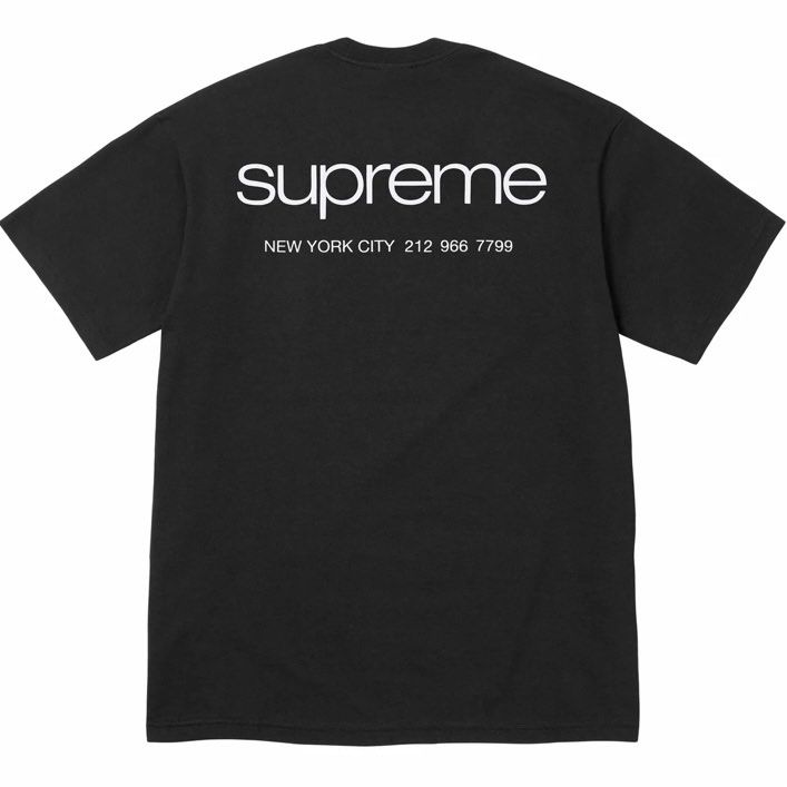 Supreme tee nyc FW23 week 17 New York, Men's Fashion, Tops & Sets