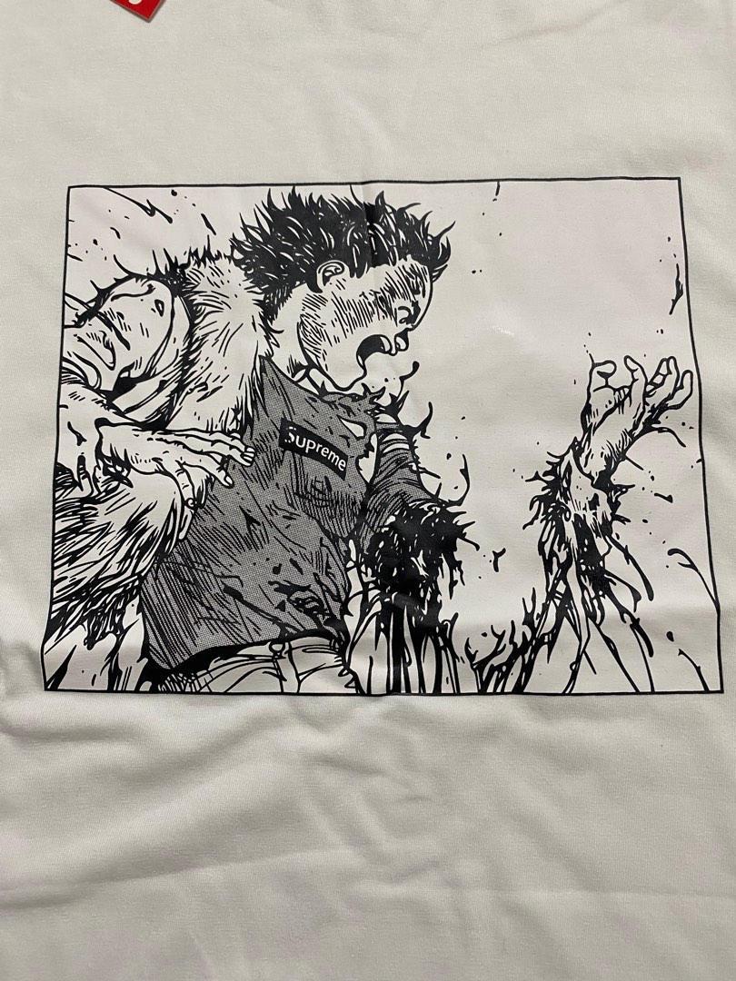Supreme akira arm tee white hot sale
