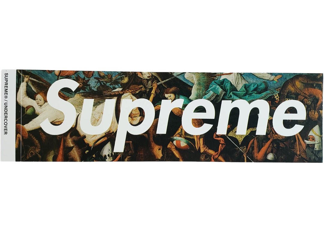 Supreme x Undercover Angels Box Logo Sticker Hobbies Toys