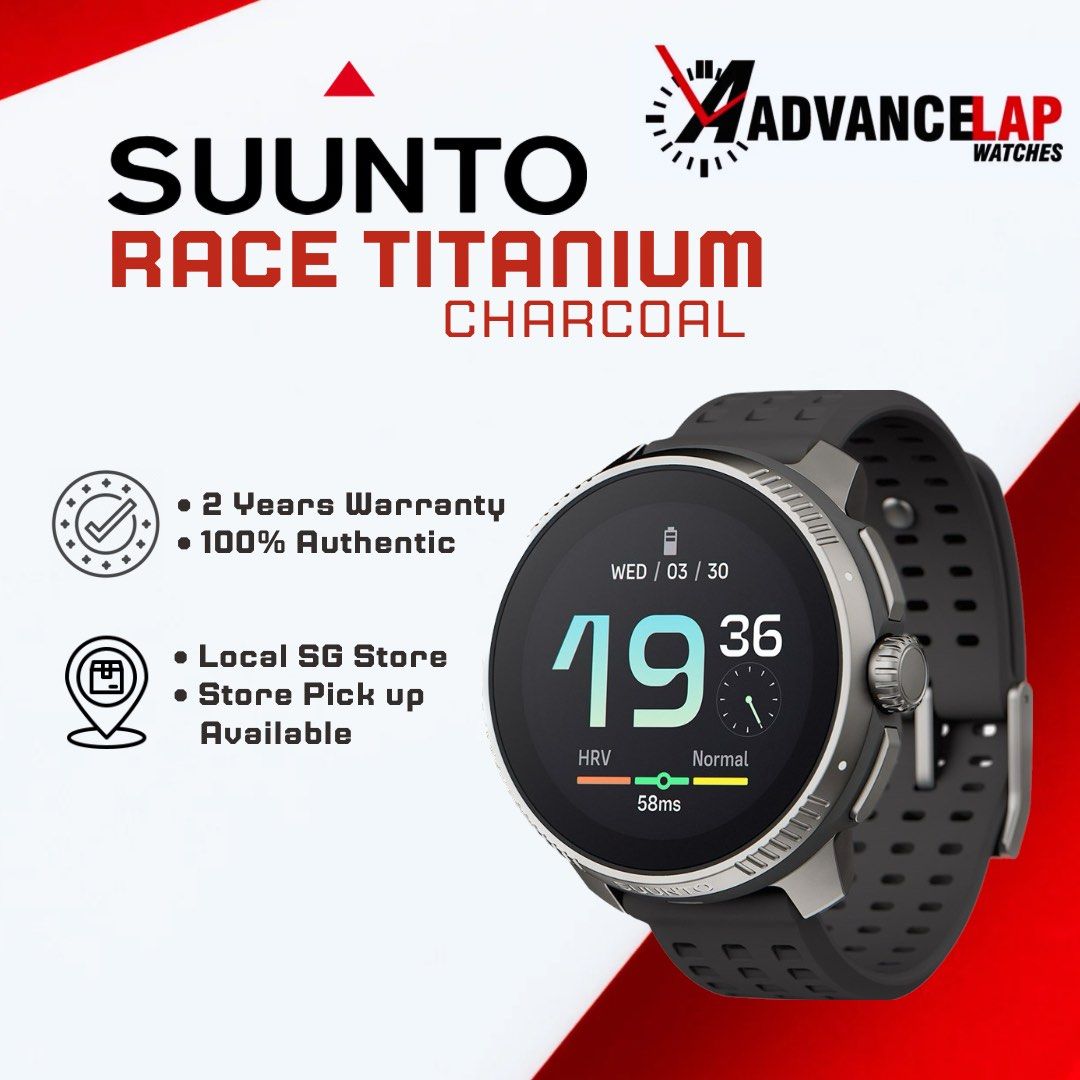 Watch Suunto Race Titanium Charcoal