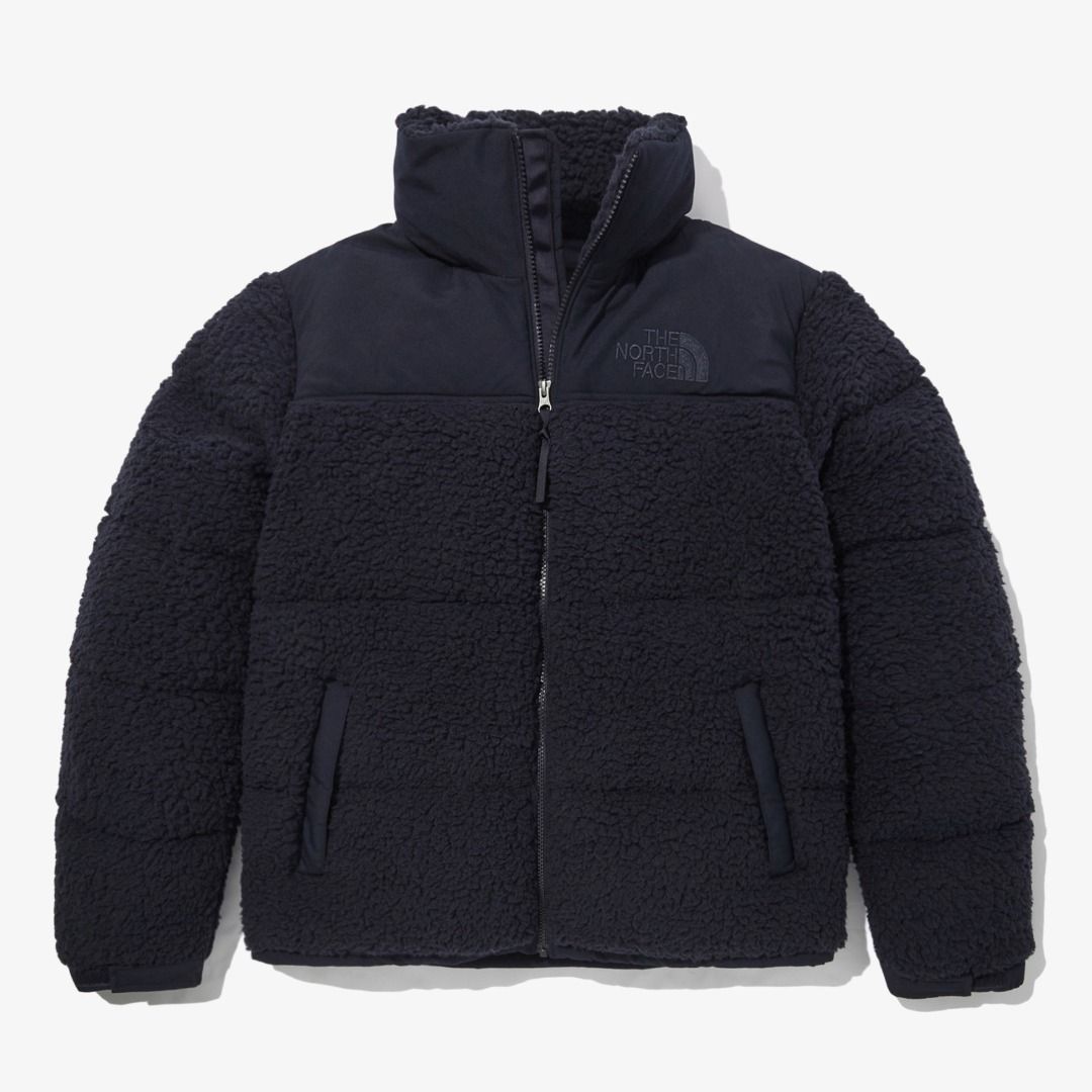 Mens black nuptse jacket discount