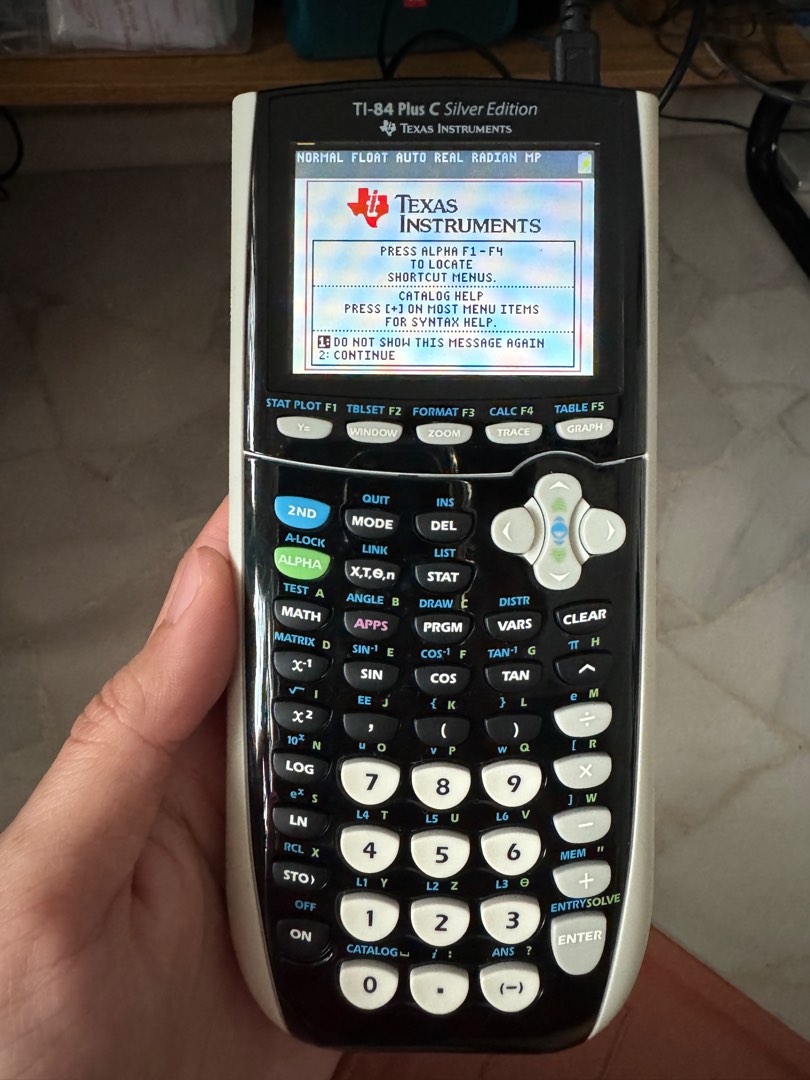 TI84 Plus C Silver Edition JC calculator, Computers & Tech, Office