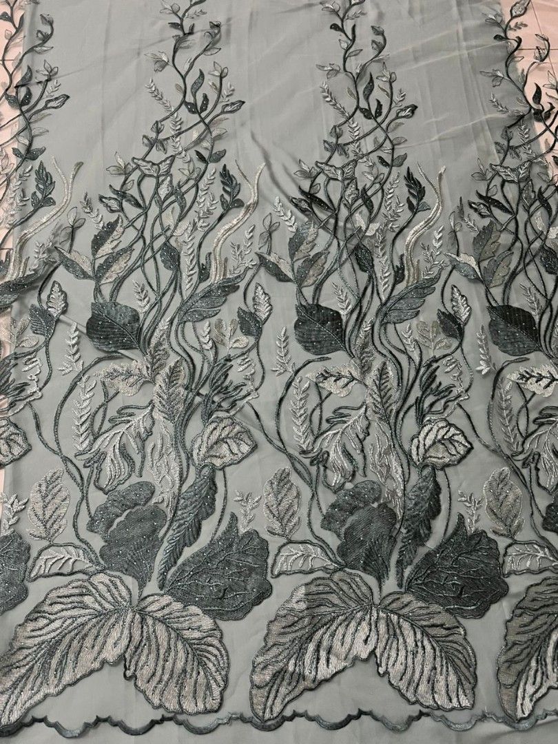Tiffany blue on sale lace fabric