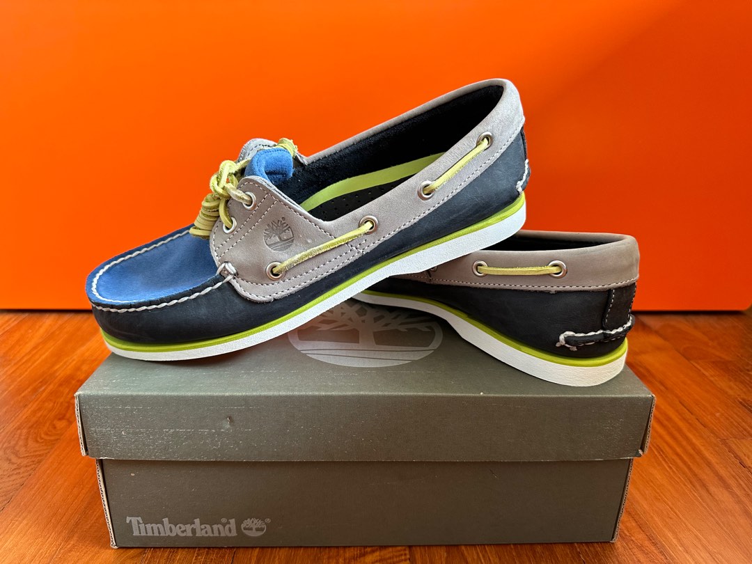 Timberland Classic 2 Eye Boat/Deck Shoes, Men's Fashion, Footwear
