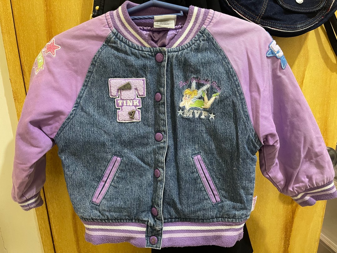 Tinkerbell denim jacket store