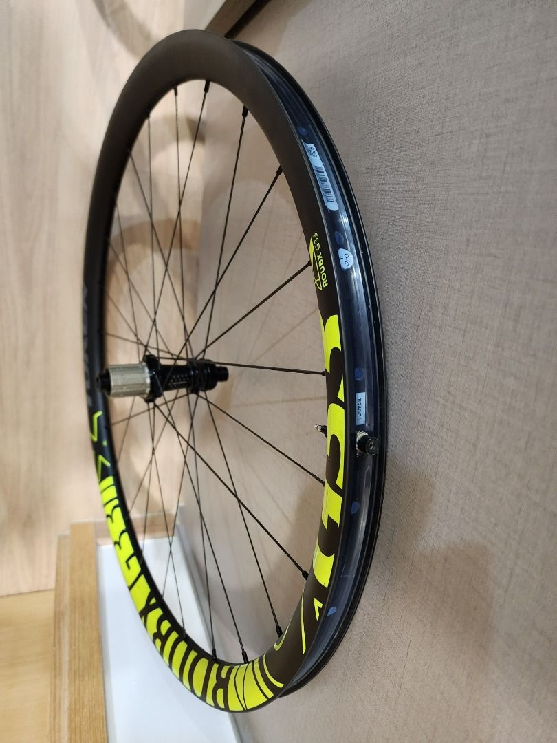 Token Roubx Disc Gravel All Rounder Carbon Wheelset Neon 700c