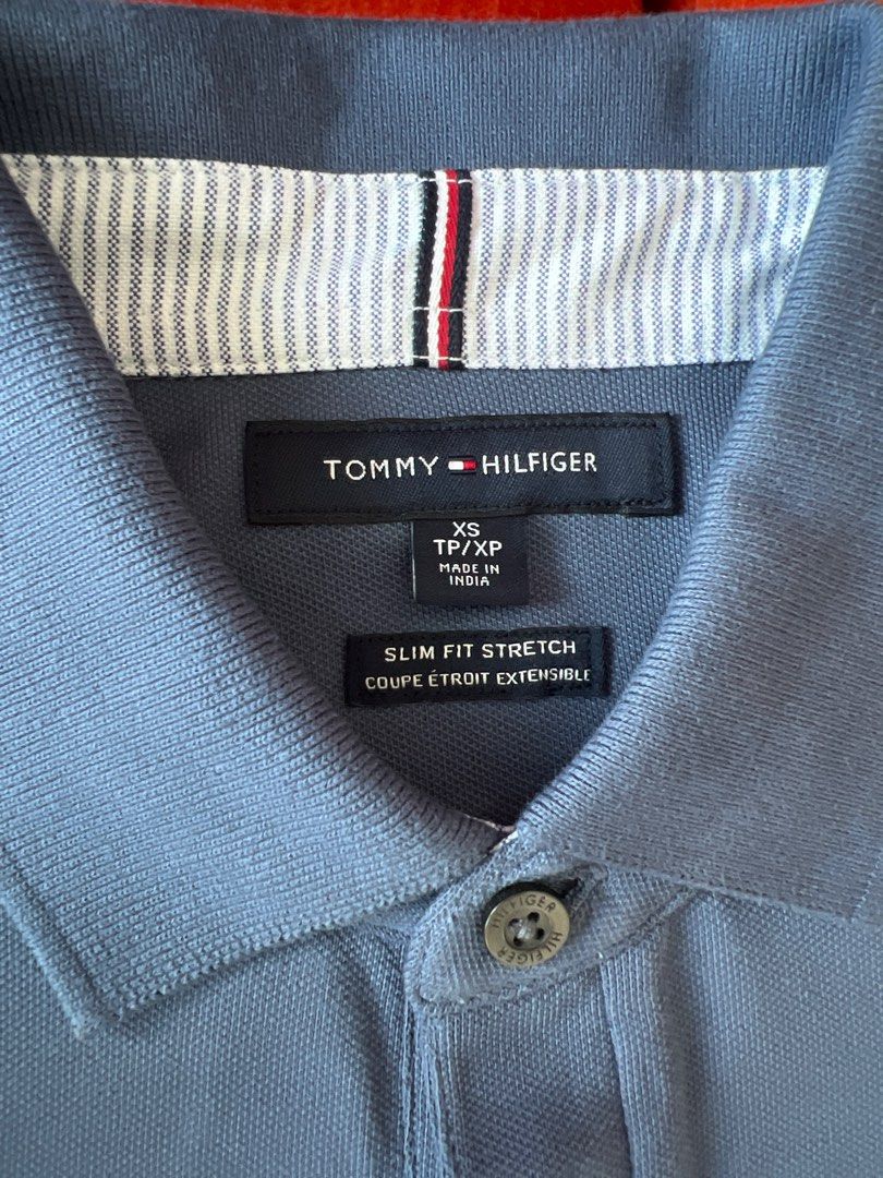 Tommy hilfiger slim best sale fit coupe etroite polo