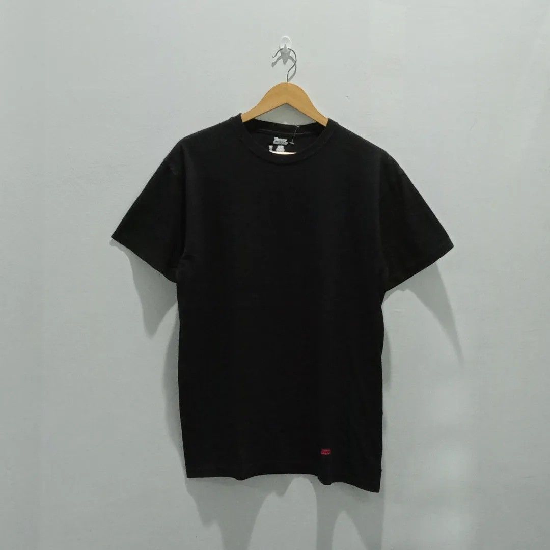 Supreme plain outlet black tee