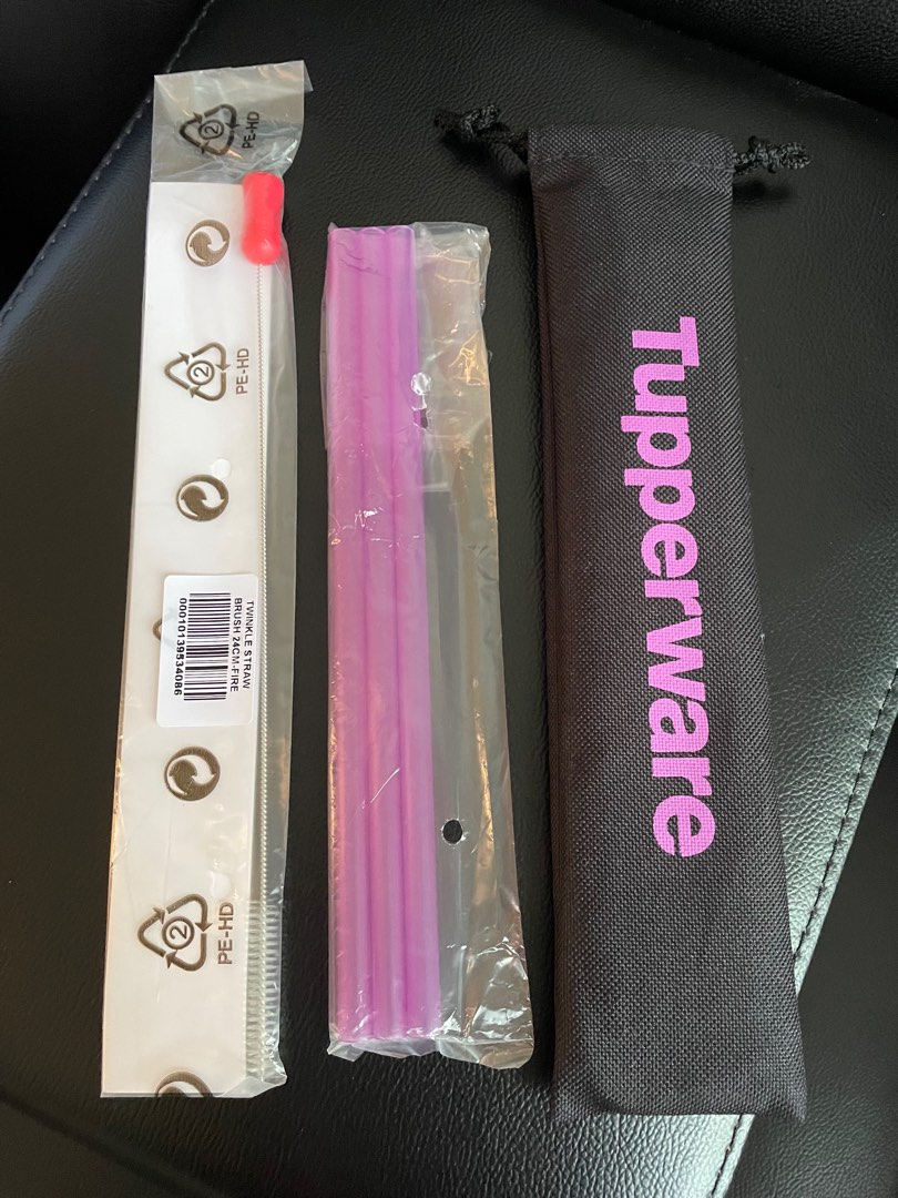 Tupperware Go Eco Straw and Brush Set, Everything Else on Carousell