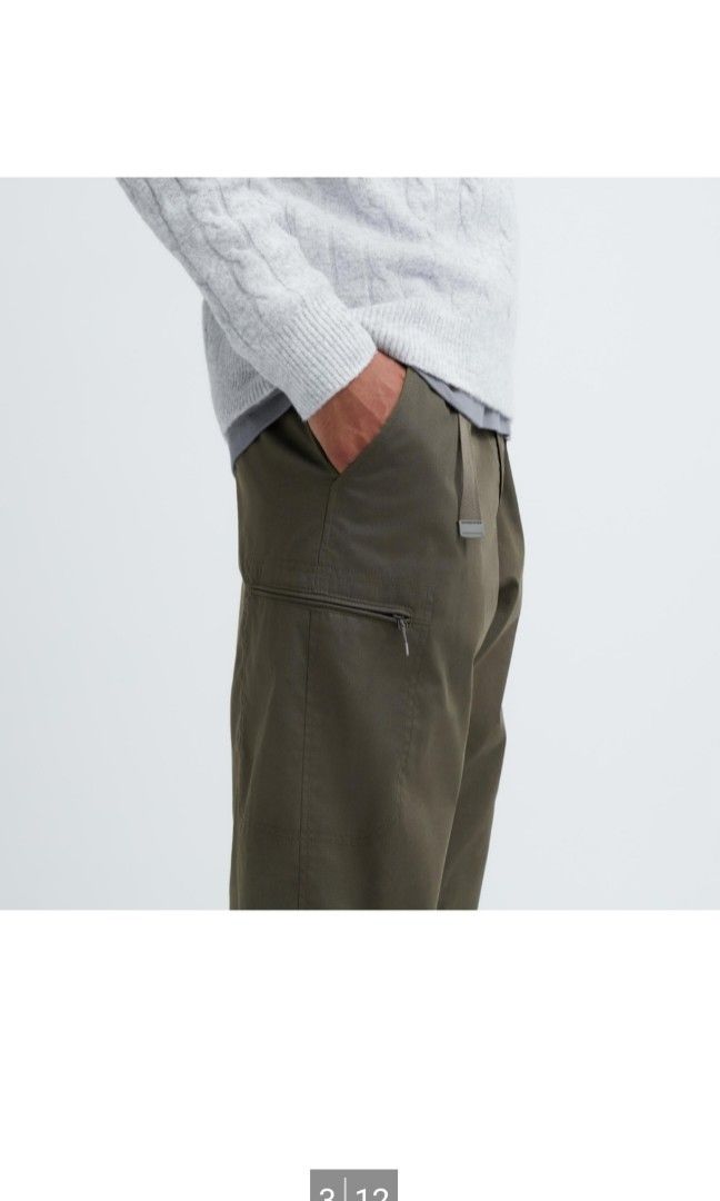 Uniqlo Heattech Warm Lined Pants(Cargo), Men's Fashion, Bottoms, Trousers  on Carousell