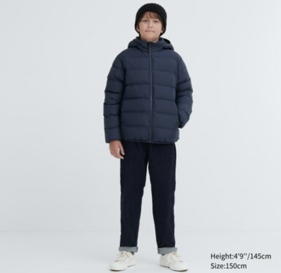 Light padded top parka uniqlo