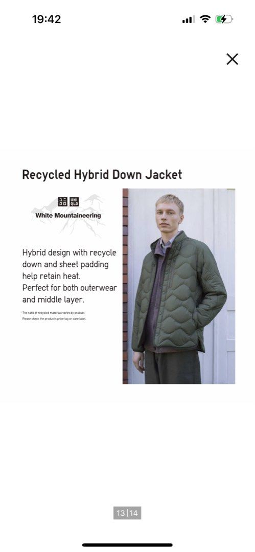 Recycled Hybrid Down Jacket