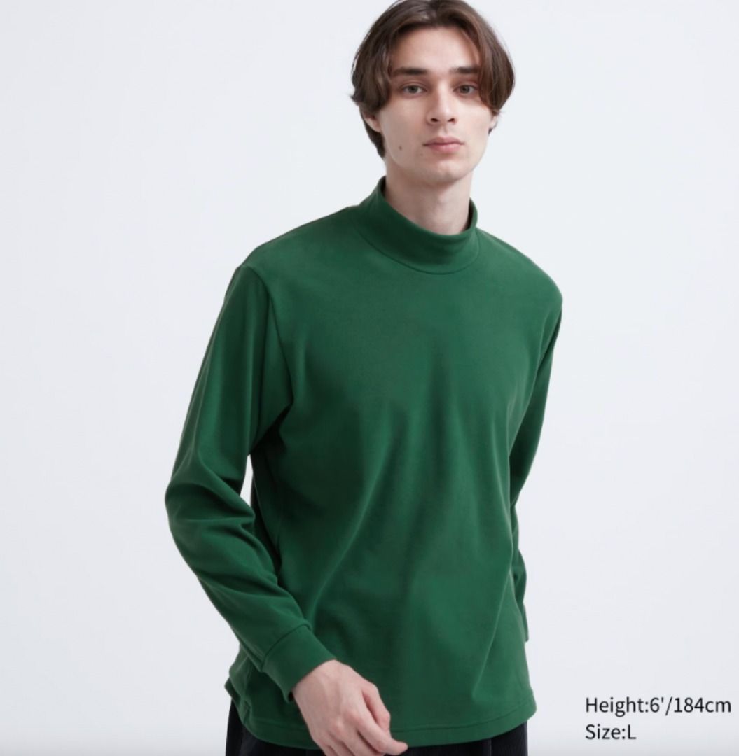 Uniqlo cotton turtleneck store