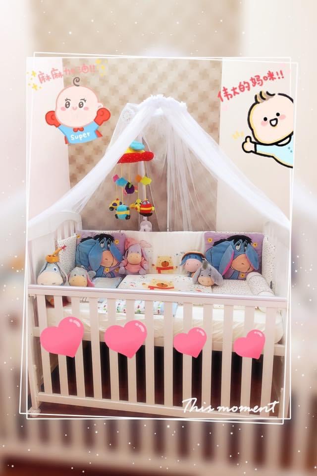 Used shop baby cot