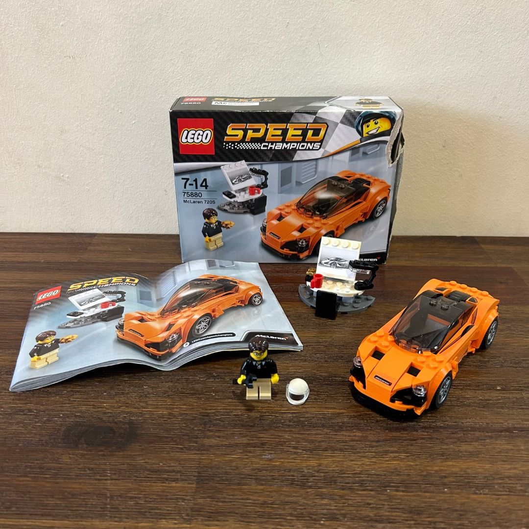 Used Lego 75880 Speed Champions McLaren 720S 2017 Bundle