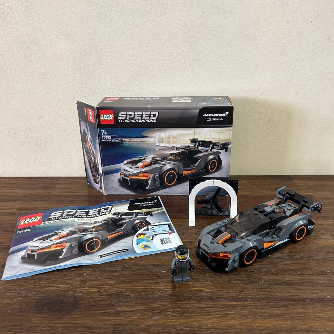 Used) Lego 75892 Speed Champions McLaren Senna (2019) - Bundle 75880 75892  76896 76916 Used Speed Champions Collection, Hobbies & Toys, Toys & Games  on Carousell