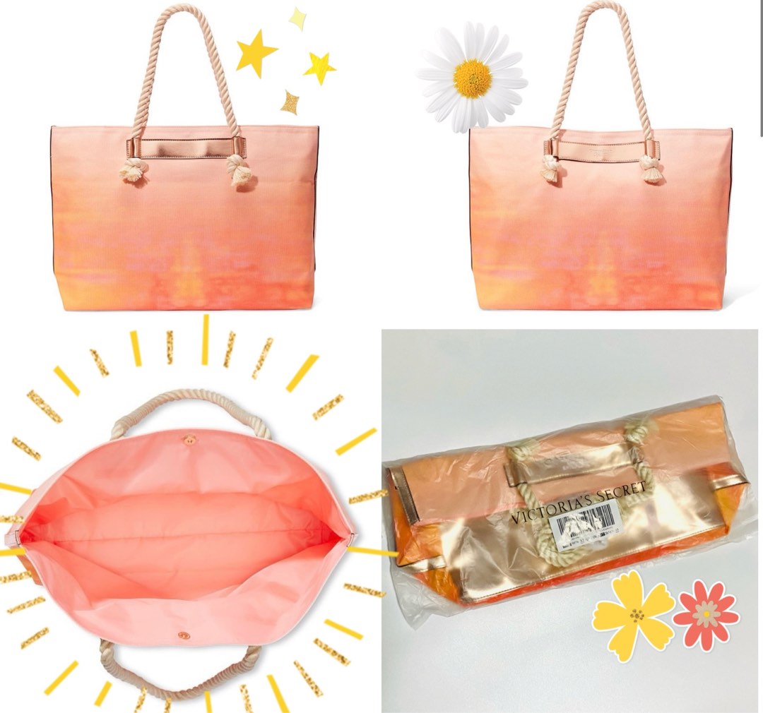 Offer Victoria Secret Canvas Tote Bag
