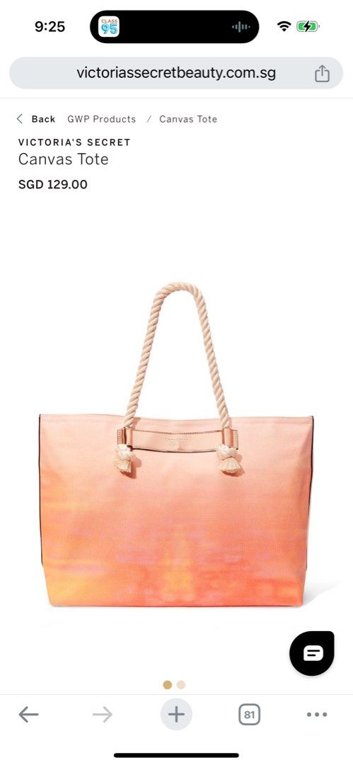Victoria's Secret GWP Promotion - Travel Lingerie Bag