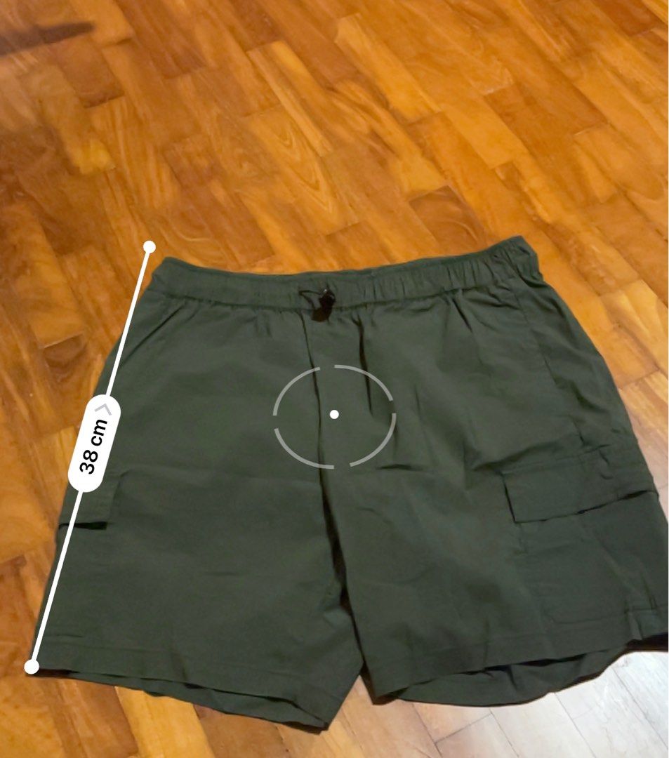 Vintage Green Cargo Shorts Waist 30 32 Men s Fashion Bottoms