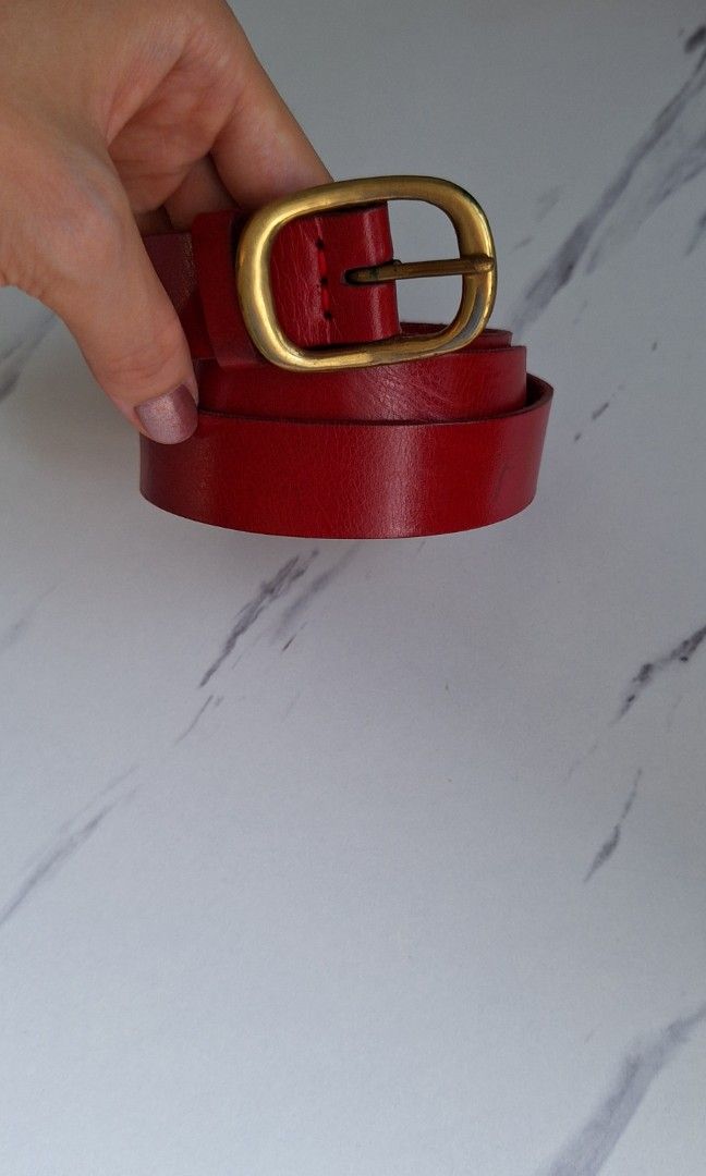 Red gucci belt womens online
